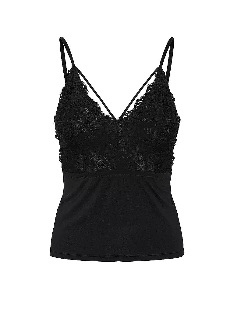 PIECES | Top PCNICHELLE | Negro