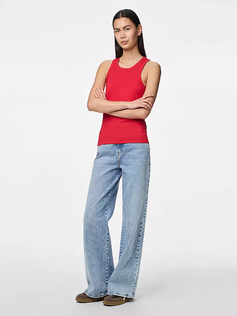 PIECES | Top PCRUKA | Rojo
