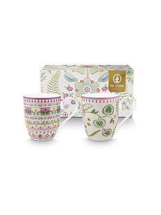 PIP STUDIO | Juego de 2 tazas con asa XLarge LILY & LOTUS 450ml