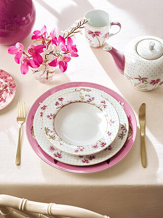 PIP STUDIO | Plato hondo 21,5cm JOLIE DOTS Oro/Rosa