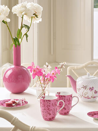 PIP STUDIO | Juego de 2 tazas grandes con asa de 350 ml JOLIE Flowers Pink