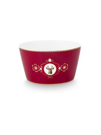 PIP STUDIO | Schale 15cm LOVE BIRDS MEDALLION Rojo Oscuro