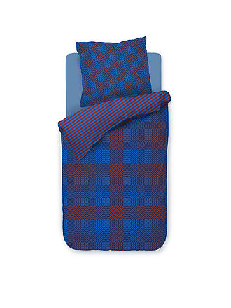 PIP STUDIO | Percal Ropa de cama ALVIDA 70x90cm/140x200cm Azul Oscuro