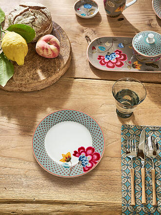 PIP STUDIO | Plato de desayuno grande 23 cm BLOOMING TALES Blue