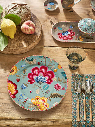 PIP STUDIO | Plato de presentación 32cm BLOOMING TALES Fantasy Blue