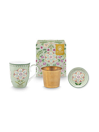 PIP STUDIO | Juego de té Tea for One 3 piezas LILY&LOTUS Light Green