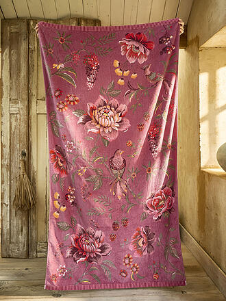 PIP STUDIO | Toalla de playa de terciopelo SECRET GARDEN 100x180cm Rosa