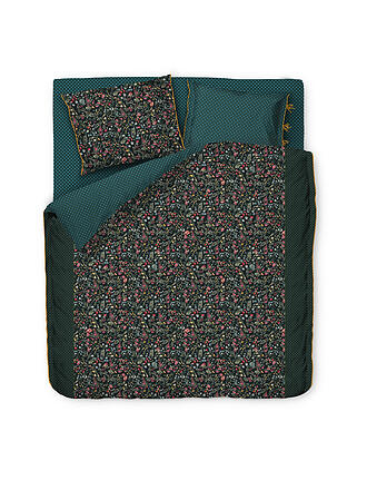 PIP STUDIO | Percal Juego de Cama MIDNIGHT GARDEN 2x 70x90cm / 200x200cm Verde