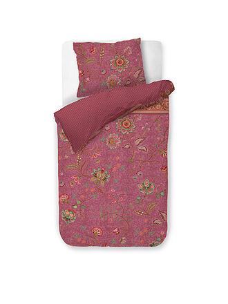 PIP STUDIO | Ropa de cama de percal MUMBAI EVENING 70x90cm/140x200cm Rosa oscuro