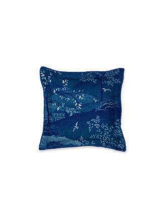 PIP STUDIO | Cojín relleno SUNDARA WOOD 45x45cm Azul Oscuro