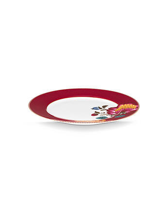 PIP STUDIO | Plato llano BLOOMING TALES 26,5cm Fantasy Rojo Oscuro