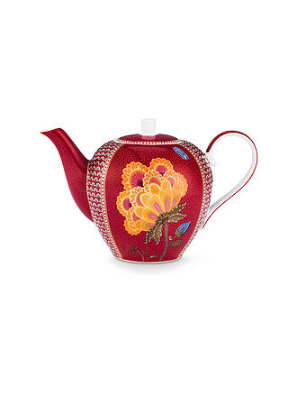 PIP STUDIO | Tetera BLOOMING TALES 1600ml Fantasy Rojo Oscuro