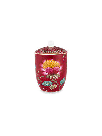 PIP STUDIO | Bote con tapa BLOOMING TALES 1500ml Fantasy Darkred