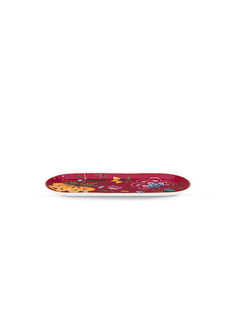 PIP STUDIO | Plato Grande BLOOMING TALES 33x15,5cm Fantasy Darkred