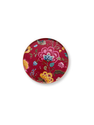 PIP STUDIO | Plato con pie BLOOMING TALES 30,5cm Fantasy Darkred