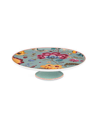 PIP STUDIO | Plato con pie BLOOMING TALES 30,5cm Fantasy Blue