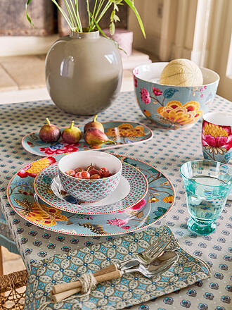 PIP STUDIO | Plato con pie BLOOMING TALES 30,5cm Fantasy Blue