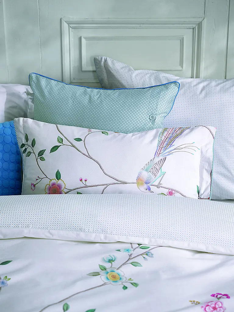 PIP STUDIO | Cojín relleno BAMBOO BLOSSOM 35x60cm Blanco | Blanco