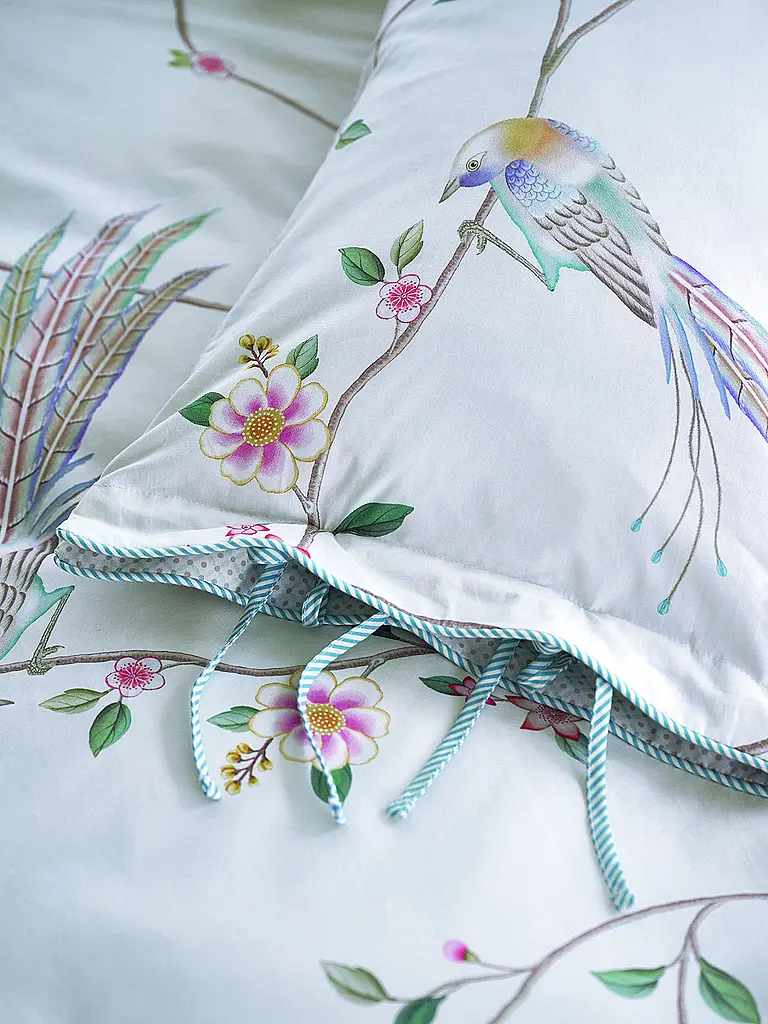 PIP STUDIO | Cojín relleno BAMBOO BLOSSOM 35x60cm Blanco | 