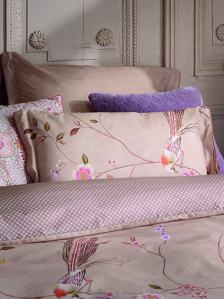 PIP STUDIO | Cojín relleno BAMBOO BLOSSOM 35x60cm Caqui | Camel