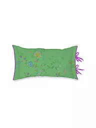 PIP STUDIO | Cojín relleno BUSTANI 35x60cm Blanco | Verde oscuro