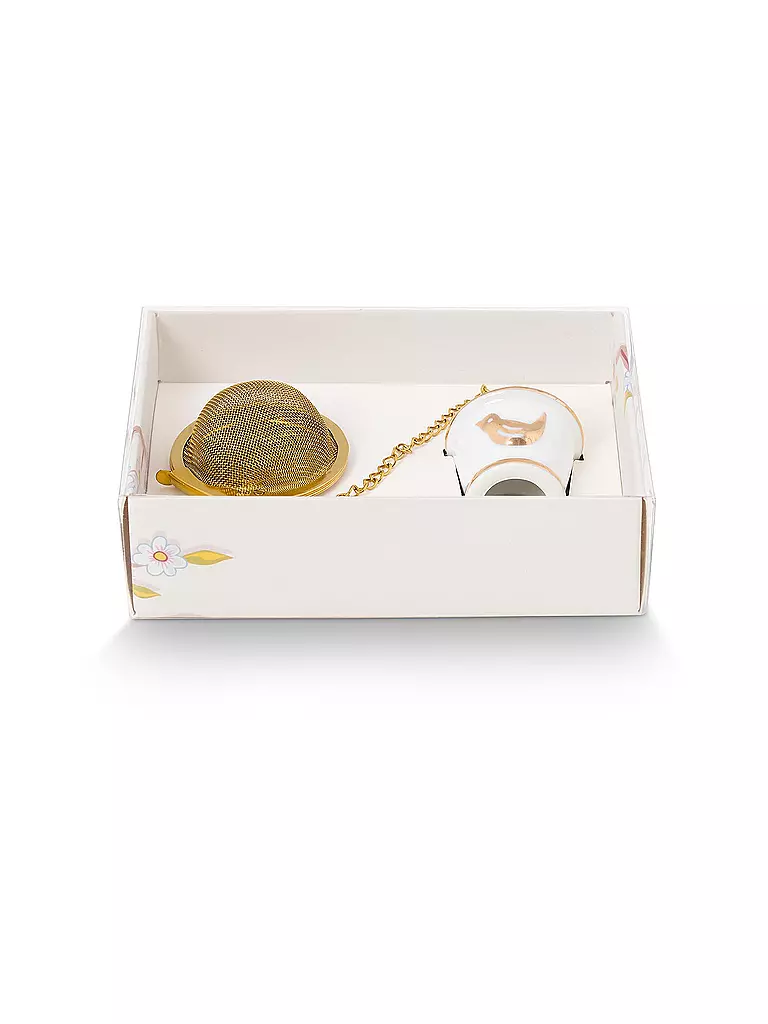 PIP STUDIO | Colador de té Infuser Birdhouse Blanco | 