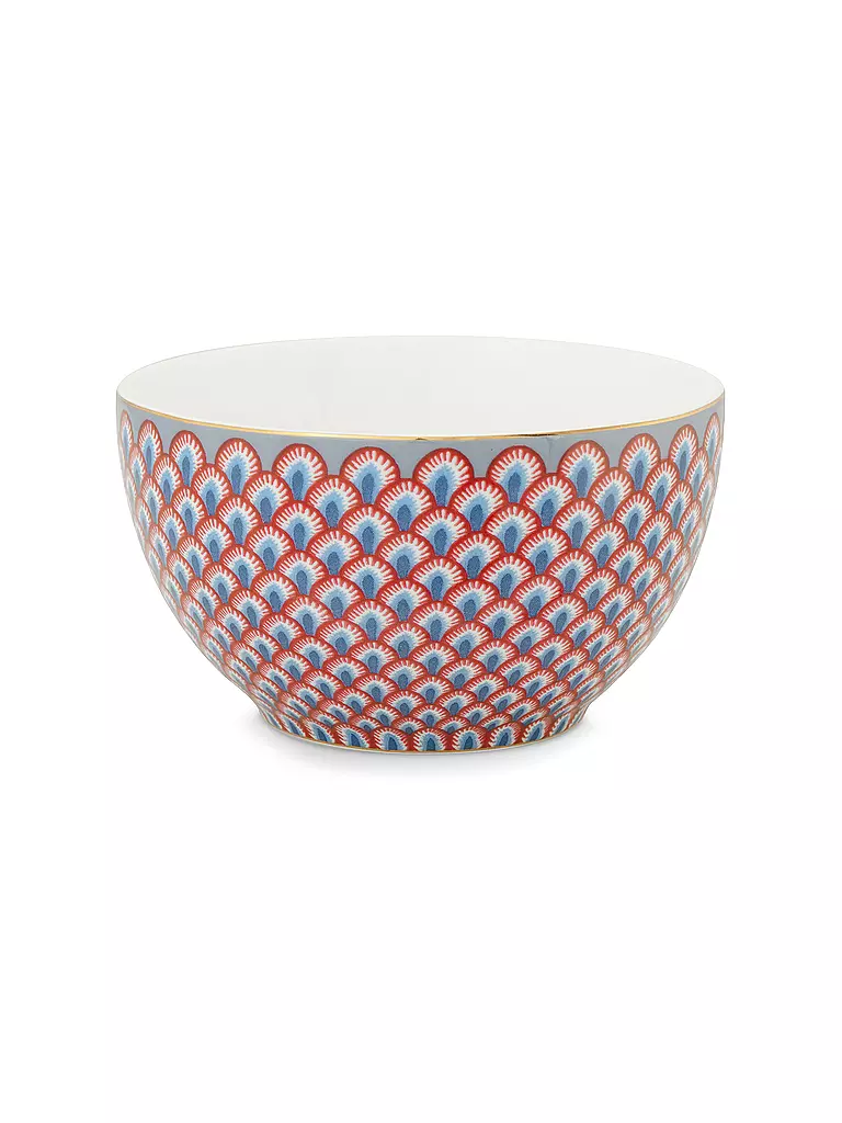 PIP STUDIO | Cuenco 9,5cm FLOWER FESTIVAL Rojo Claro Azul | Azul claro
