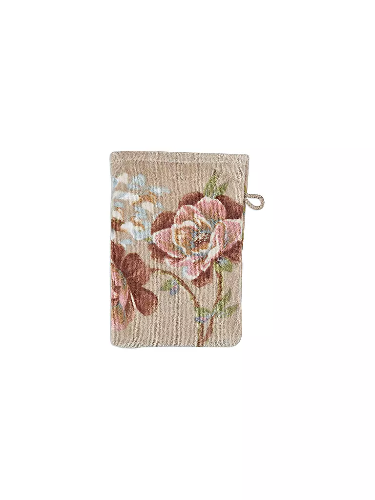 PIP STUDIO | Guante de baño 16x22cm SECRET GARDEN Khaki | Marrón claro
