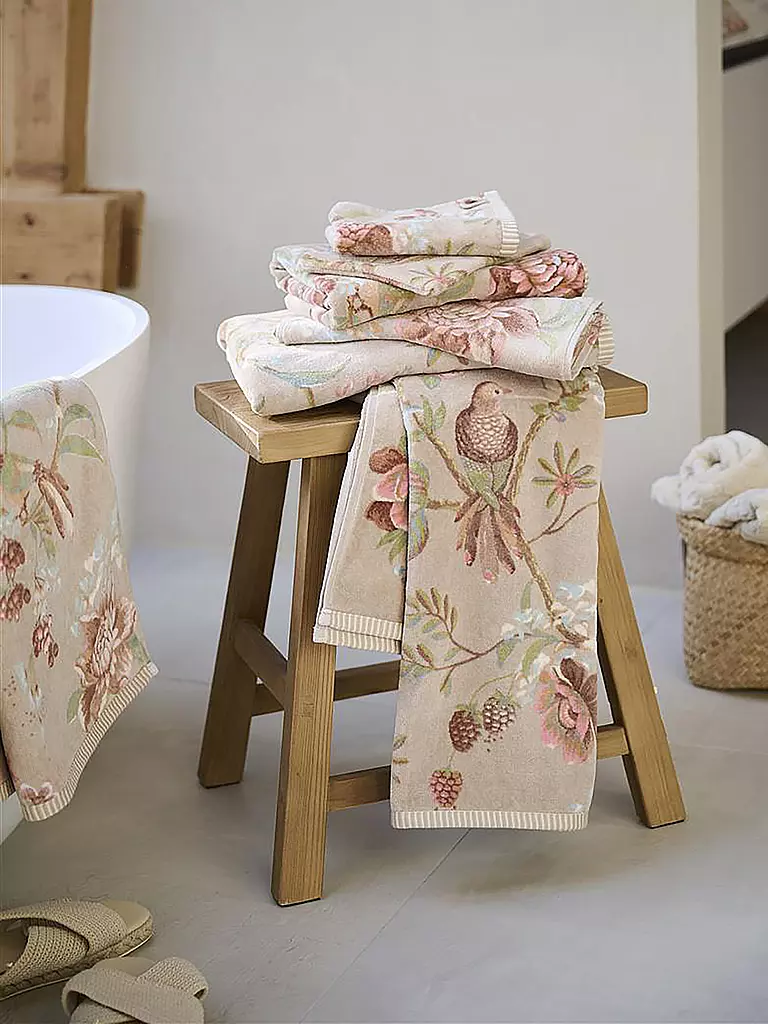 PIP STUDIO | Guante de baño 16x22cm SECRET GARDEN Khaki | Marrón claro