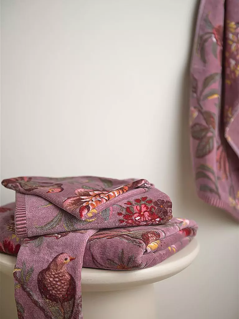 PIP STUDIO | Guante de baño 16x22cm SECRET GARDEN Mauve | Baya