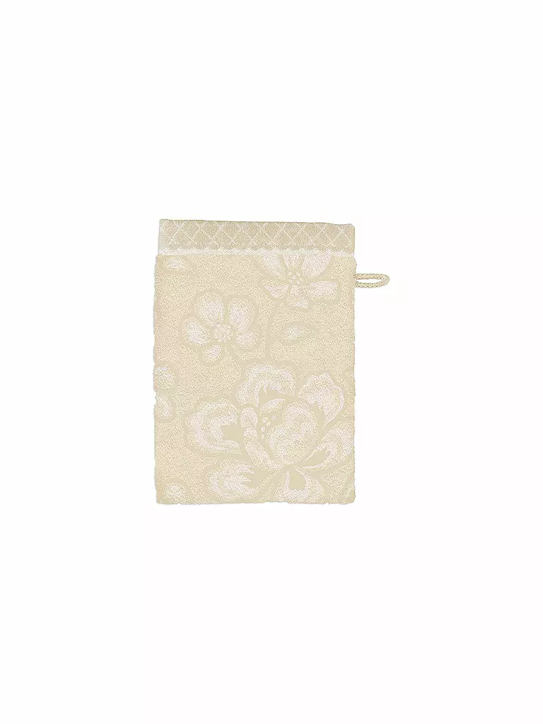 PIP STUDIO | Guante de baño JASMIN JACQUARD 16x22cm Arena | Beige