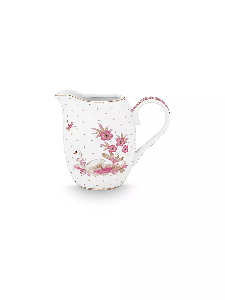 PIP STUDIO | Jarra de leche 250 cm JOLIE DOTS Oro Rosa | Blanco