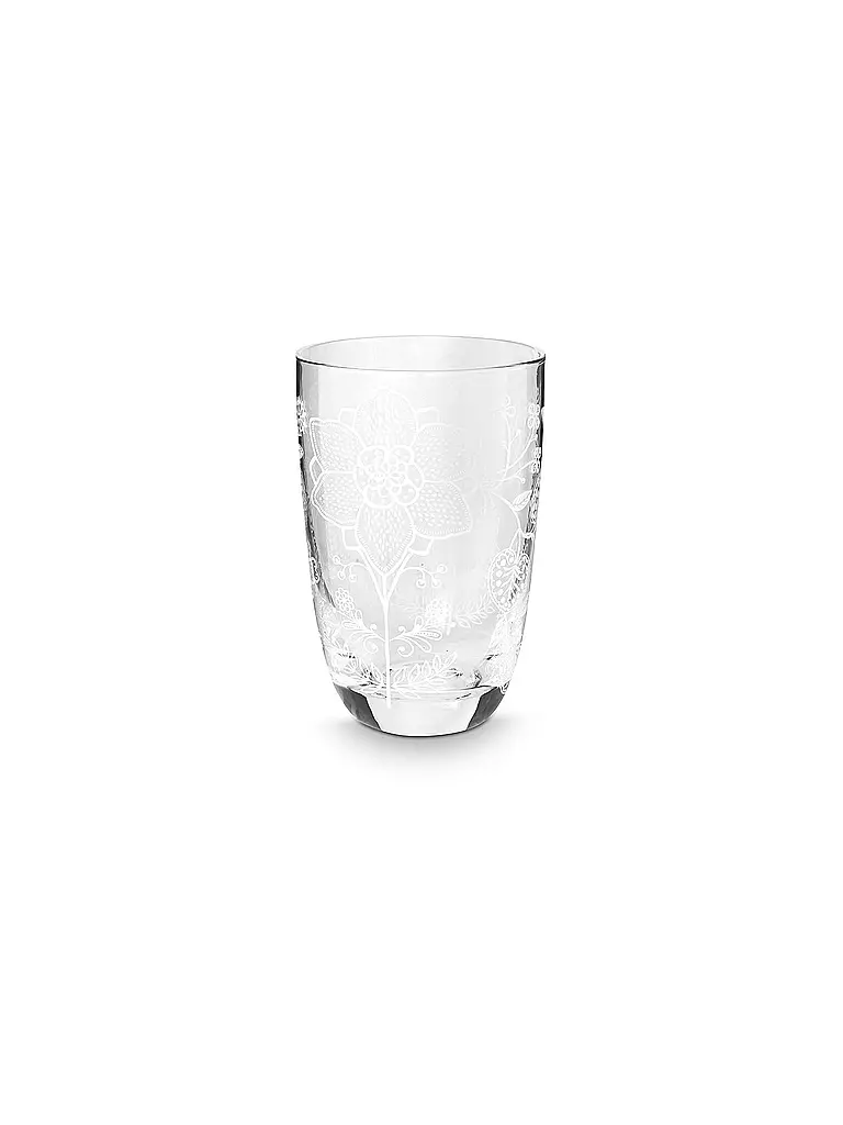 PIP STUDIO | Juego de 2 vasos de tubo de 400 ml Flower White | 