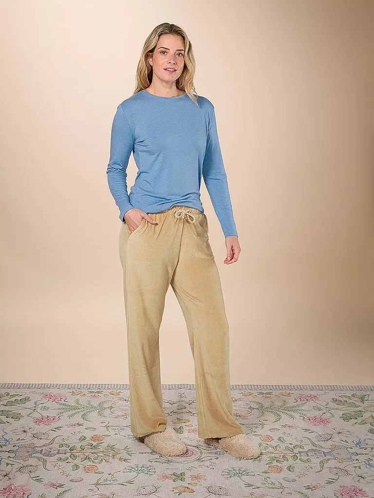 PIP STUDIO | Loungewear Langarmshirt TOM | Azul claro