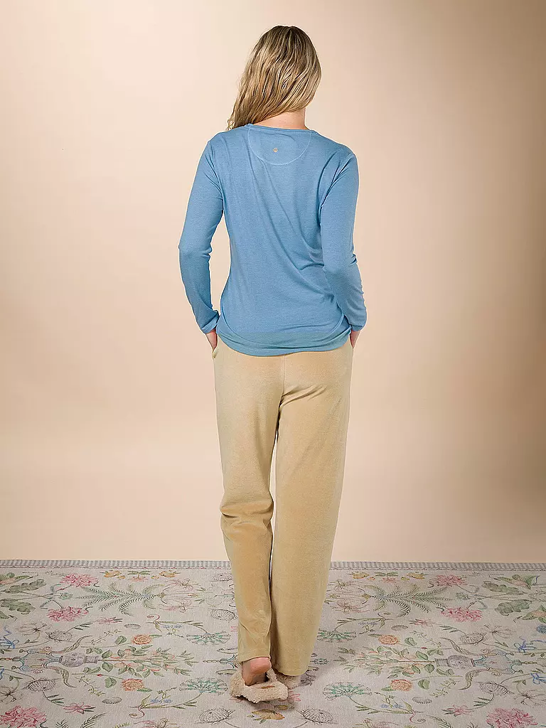 PIP STUDIO | Loungewear Langarmshirt TOM | Azul claro