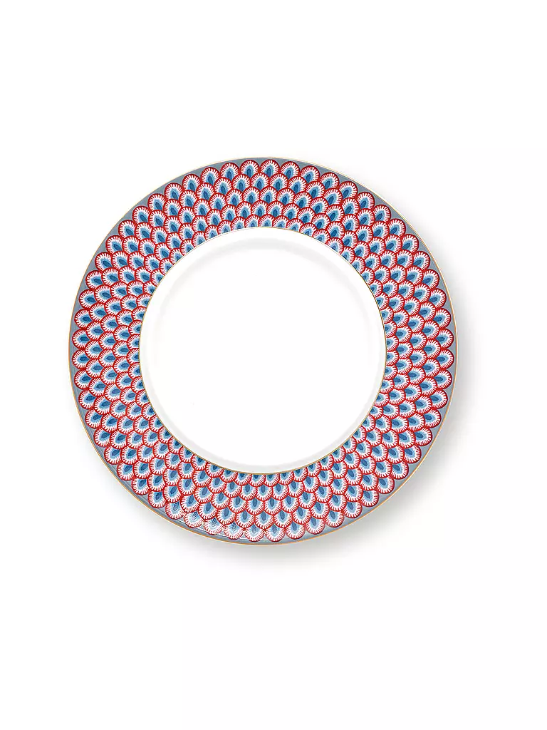 PIP STUDIO | Mantequillera redonda 17x8cm FLOWER FESTIVAL Azul Claro | 