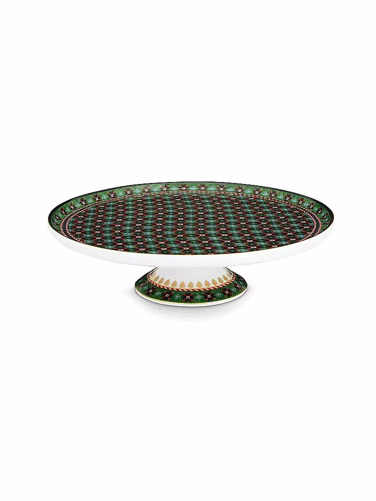 PIP STUDIO | Mini plato para tarta BERRY BLUES 21cm Clover Green | Verde oscuro