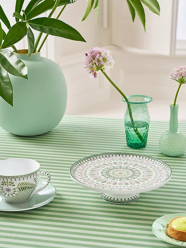 PIP STUDIO | Mini plato para tarta LILY & LOTUS 21cm Moon Delight | Verde claro