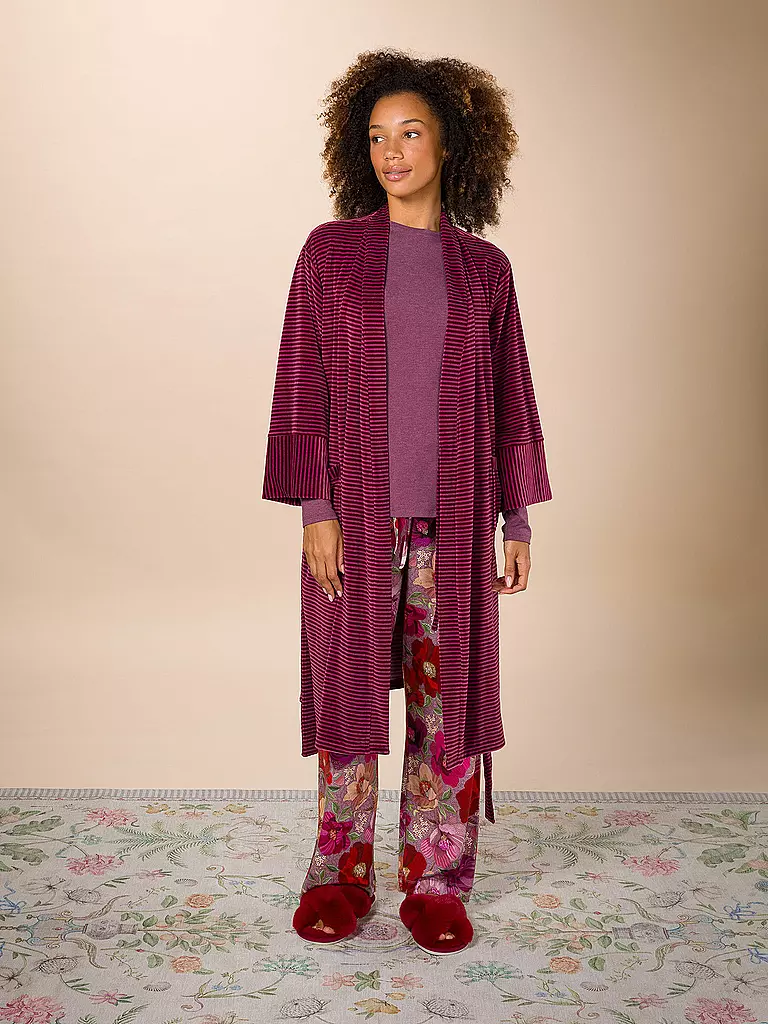PIP STUDIO | Morgenmantel NAOMI VELVET LITTLE SUMO STRIPE | Baya
