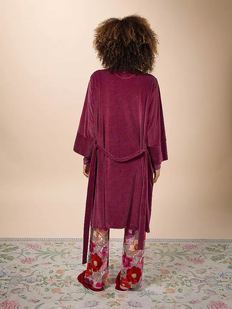 PIP STUDIO | Morgenmantel NAOMI VELVET LITTLE SUMO STRIPE | Baya