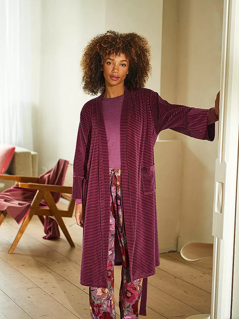 PIP STUDIO | Morgenmantel NAOMI VELVET LITTLE SUMO STRIPE | Baya