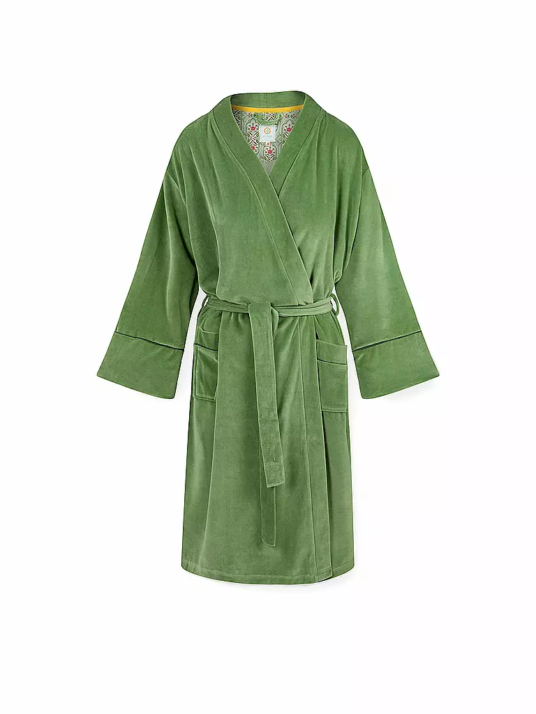PIP STUDIO | Morgenmantel NAOMI VELVET | Verde