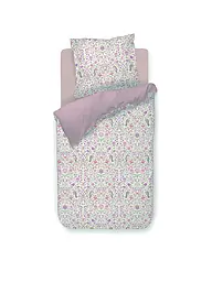 PIP STUDIO | Percal Bettwäsche GARDEN OF DOVE 70x90cm/140x200cm Blanco Roto | Crema