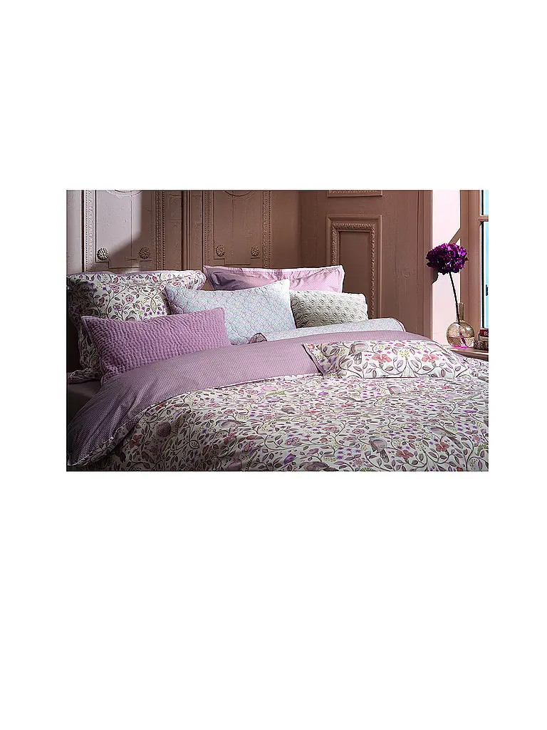 PIP STUDIO | Percal Bettwäsche GARDEN OF DOVE 70x90cm/140x200cm Blanco Roto | 