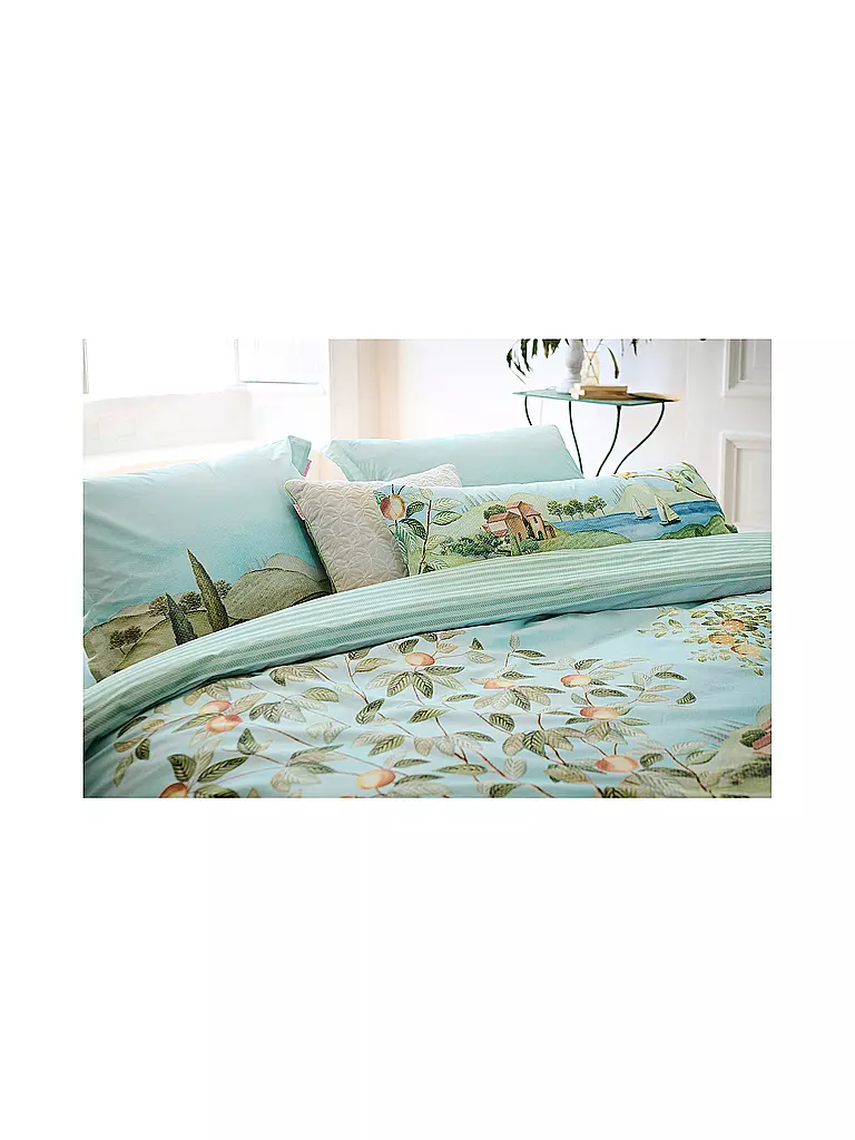 PIP STUDIO | Percal Bettwäsche LA CAMPAGNA 2x 70x90cm/200x200cm Verde | 