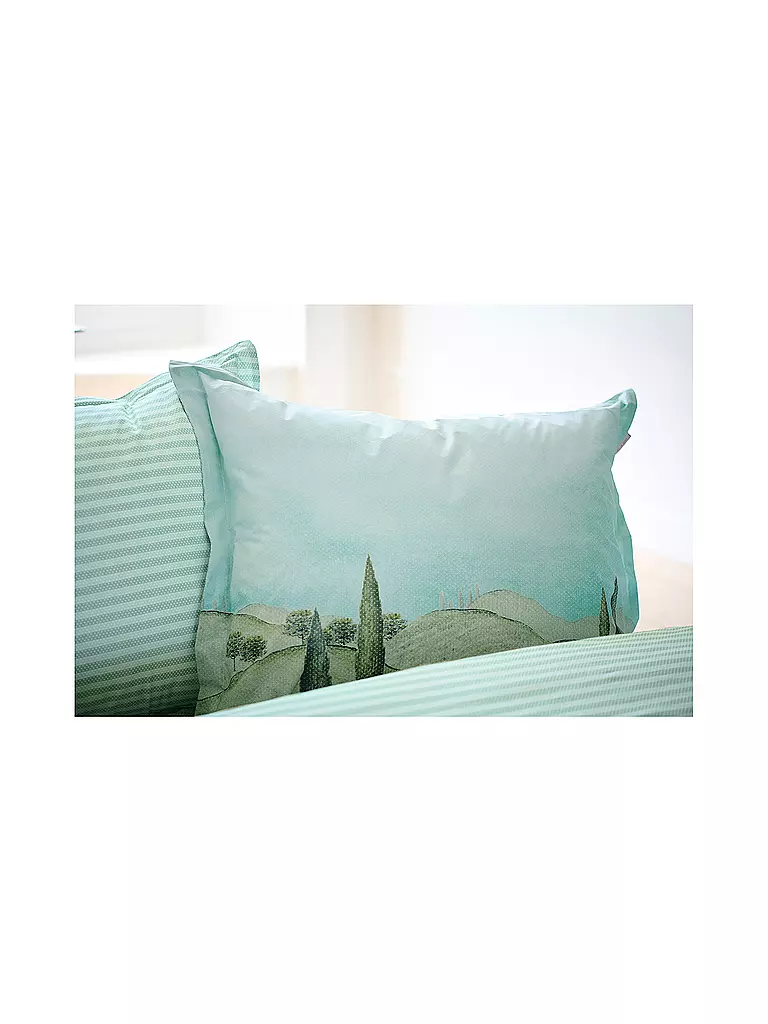 PIP STUDIO | Percal Bettwäsche LA CAMPAGNA 2x 70x90cm/200x200cm Verde | 