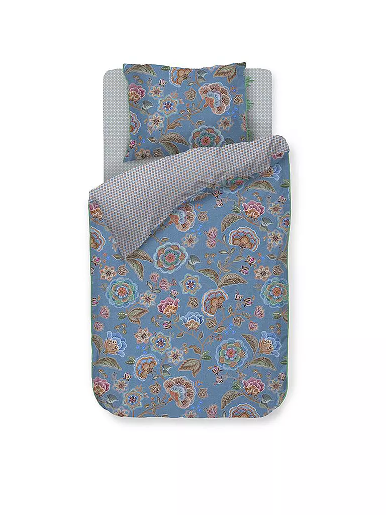 PIP STUDIO | Percal Bettwäsche MATATA 70x90cm / 140x200cm Azul | Azul