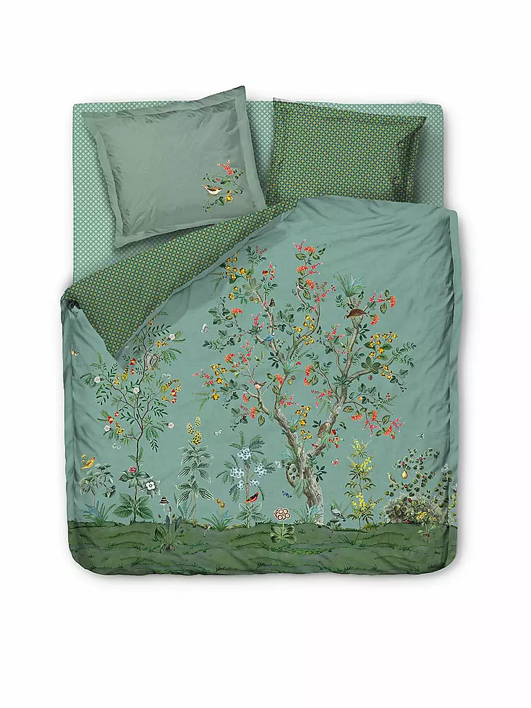 PIP STUDIO | Percal Bettwäsche Wild and Tree 2x 70x90cm / 200x200cm | Menta