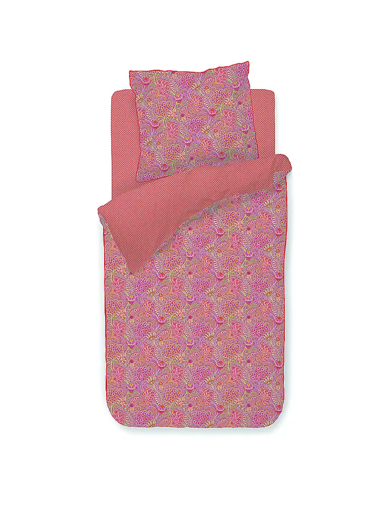 PIP STUDIO | Percal Juego de cama KITENGE 70x90cm/140x200cm Terra | Naranja