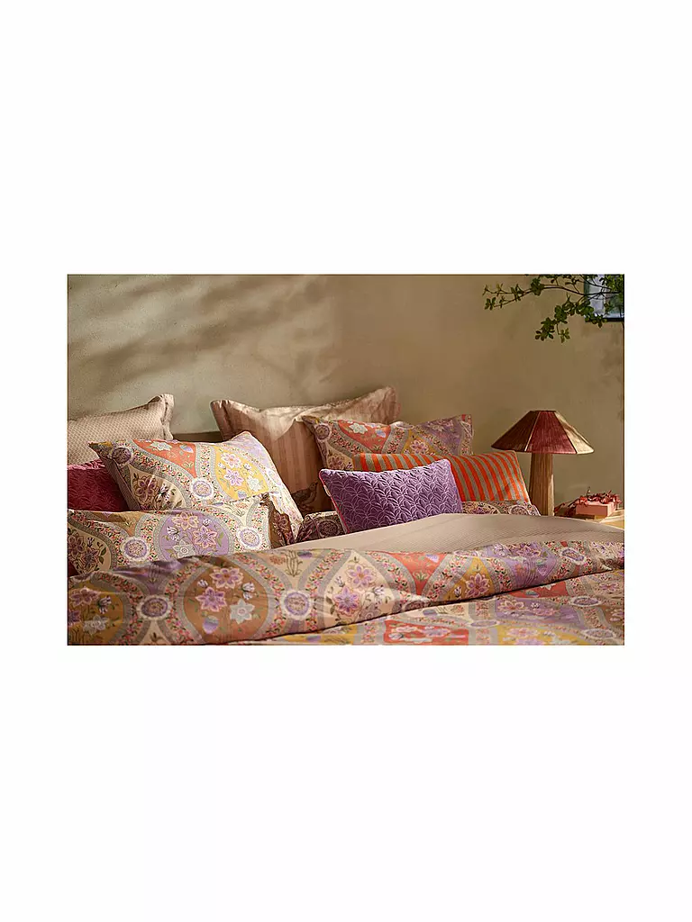 PIP STUDIO | Percal Juego de cama ORNAMENTO RAMO 70x90cm/140x200cm Multi | 